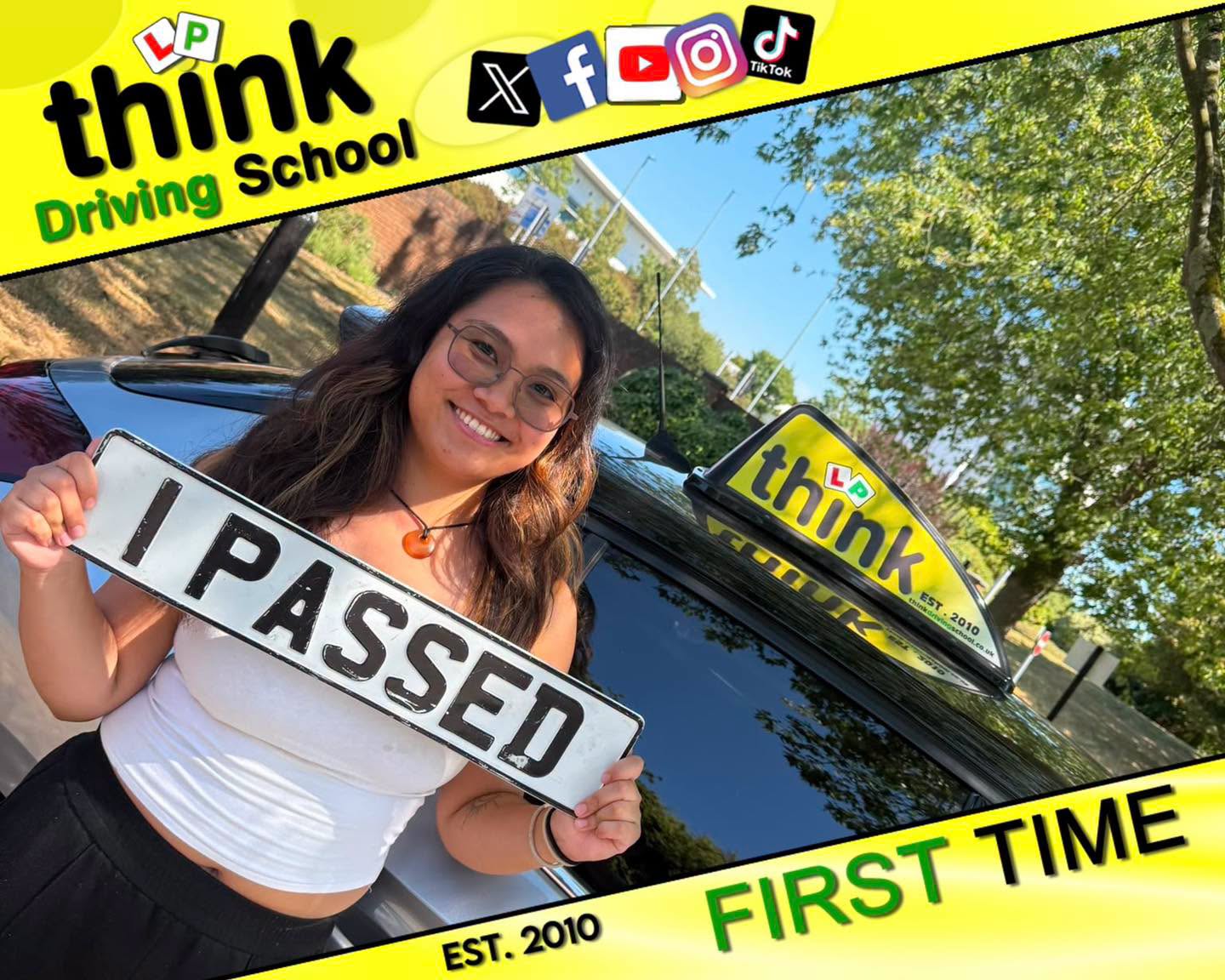 Passed with think driving school June 2026 and left this 5 star review