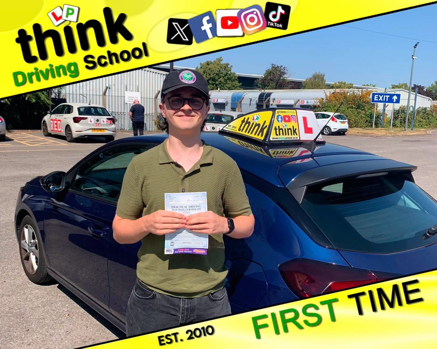 Passed with think driving school June 2026 and left this 5 star review