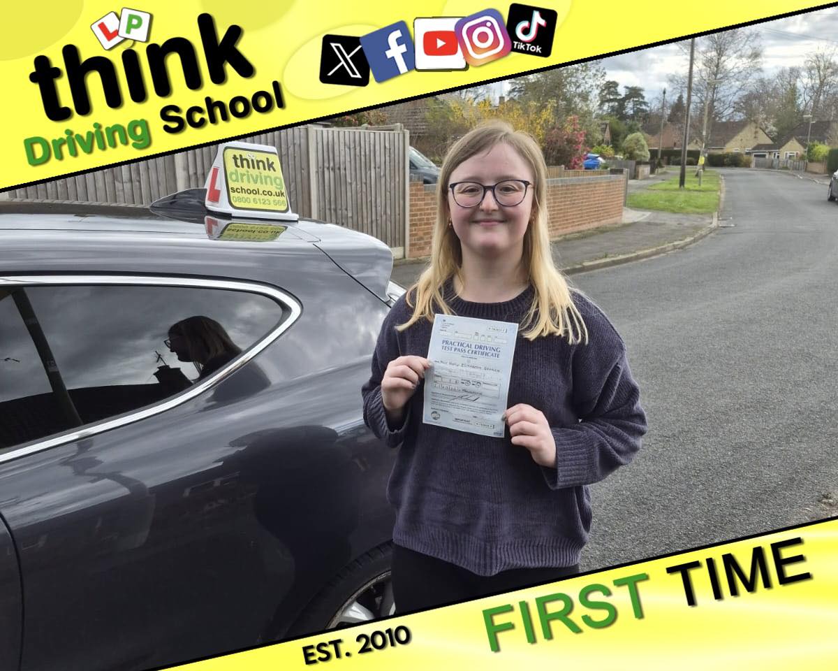 Passed with think driving school April 2026 and left this 5 star review