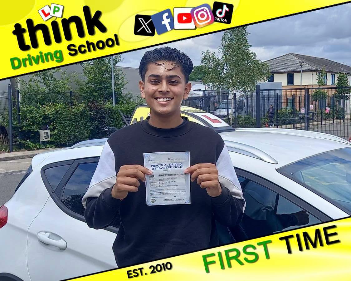 Passed with think driving school June 2026 and left this 5 star review