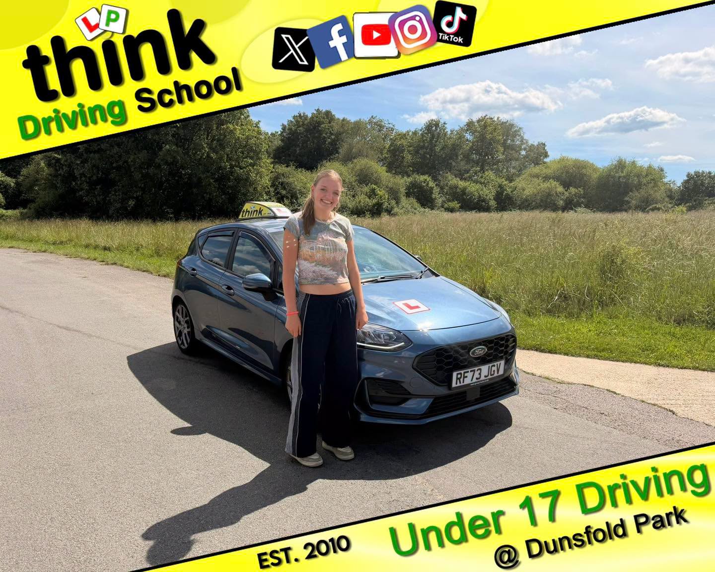 Passed with think driving school June 2026 and left this 5 star review