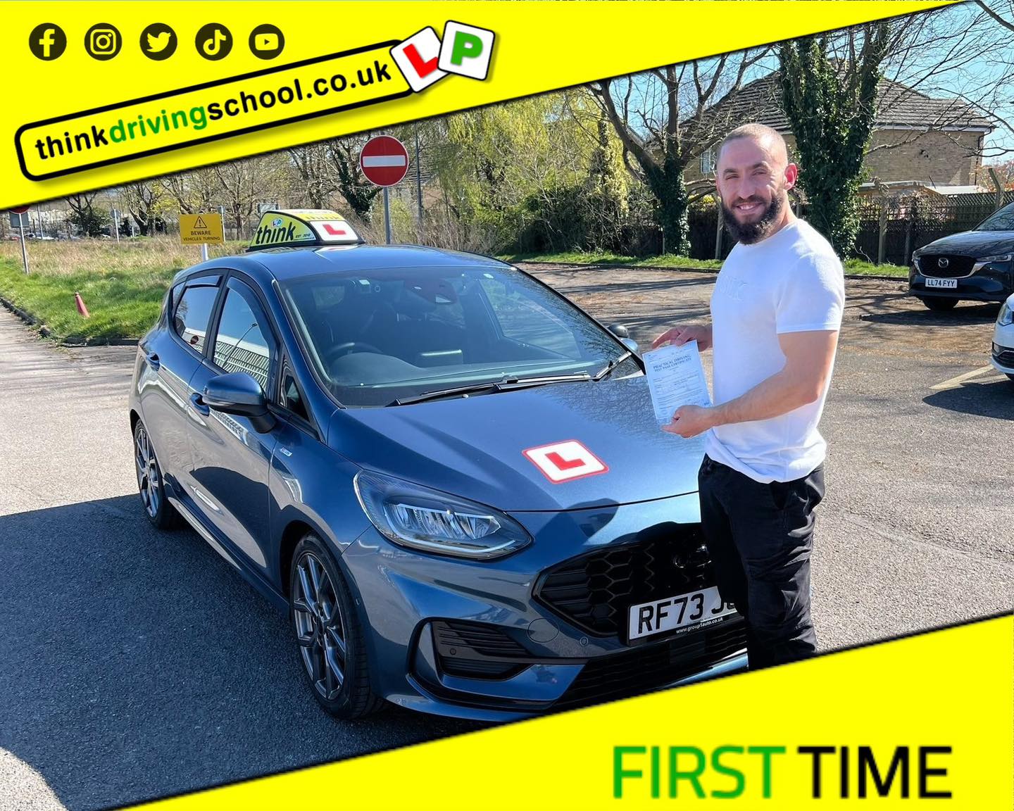 Driving School Godalming Passed with think driving school March 2025 and left this 5 star review
