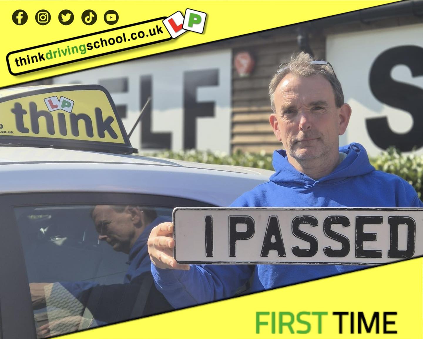 Driving School Godalming Passed with think driving school March 2025 and left this 5 star review