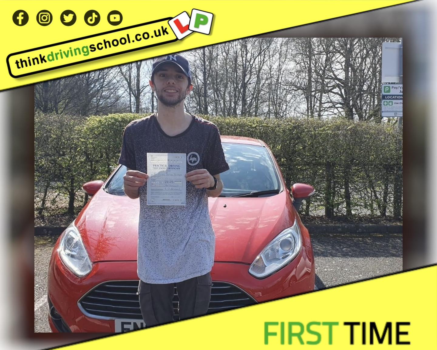 Driving School Godalming Passed with think driving school March 2025 and left this 5 star review