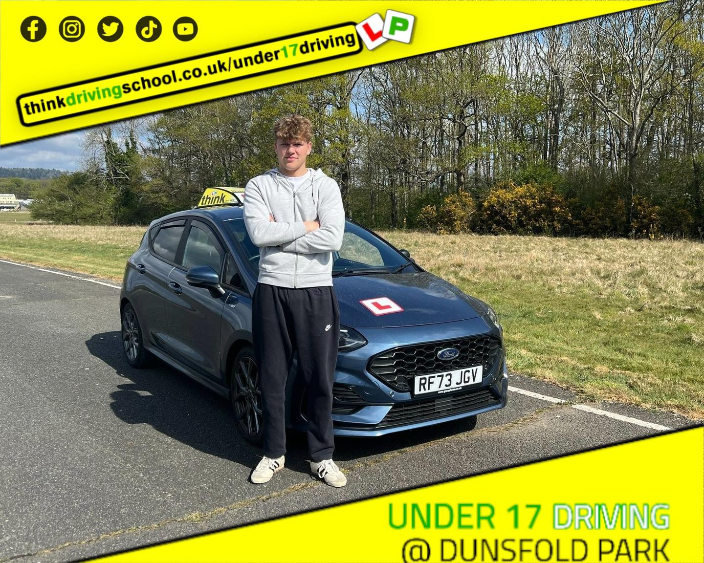 Driving School Godalming Passed with think driving school March 2025 and left this 5 star review