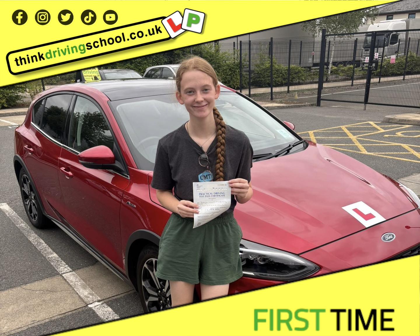 Driving School Godalming Passed with think driving school August 2025 and left this 5 star review
