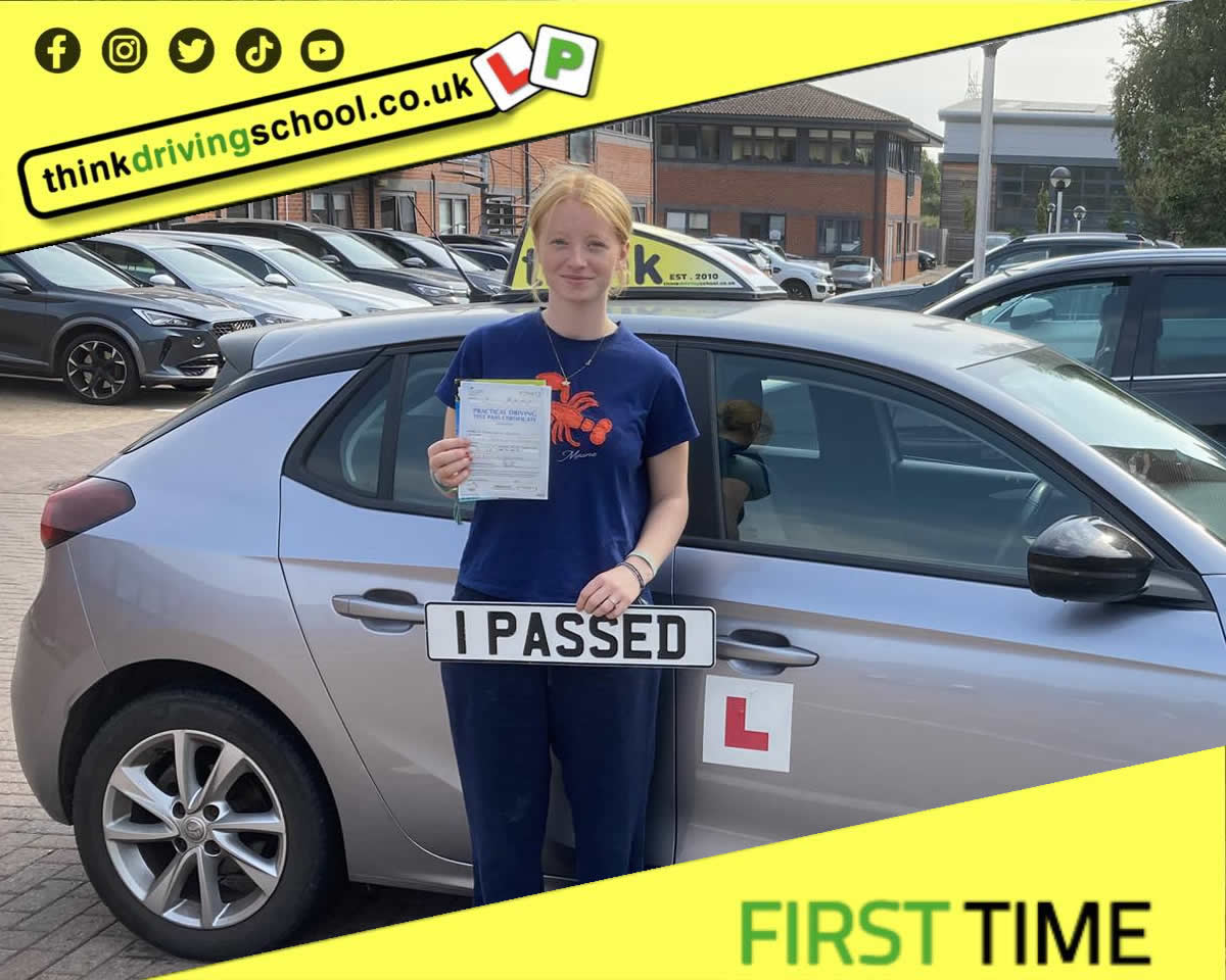 passed with rob evamy from bordon driving school