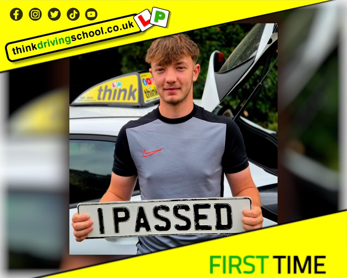 Driving School Godalming Passed with think driving school August 2025 and left this 5 star review
