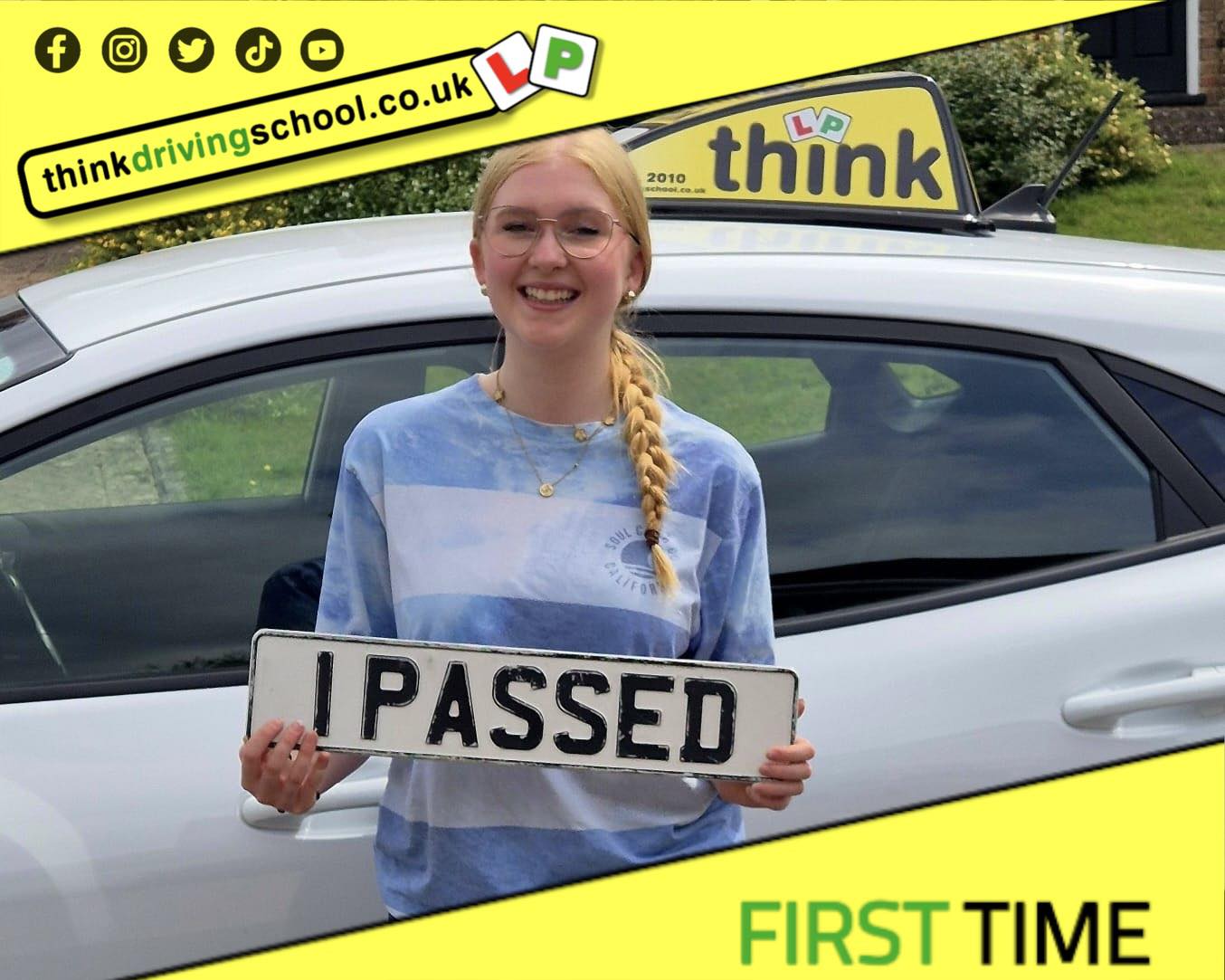 Driving School Godalming Passed with think driving school August 2025 and left this 5 star review
