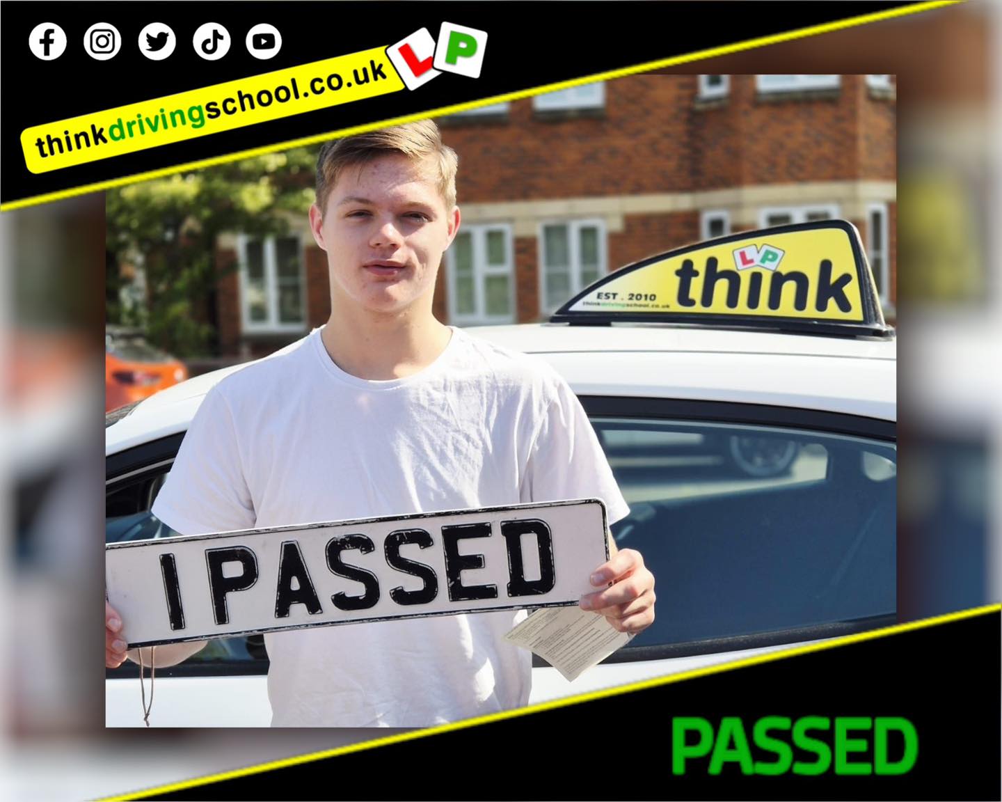 Driving School Godalming Passed with think driving school August 2025 and left this 5 star review