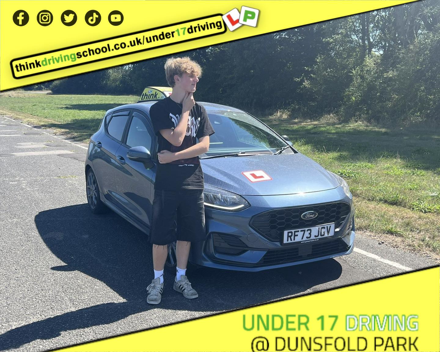 Driving School Godalming Passed with think driving school August 2025 and left this 5 star review