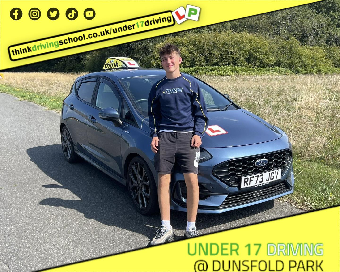 Driving School Godalming Passed with think driving school August 2025 and left this 5 star review