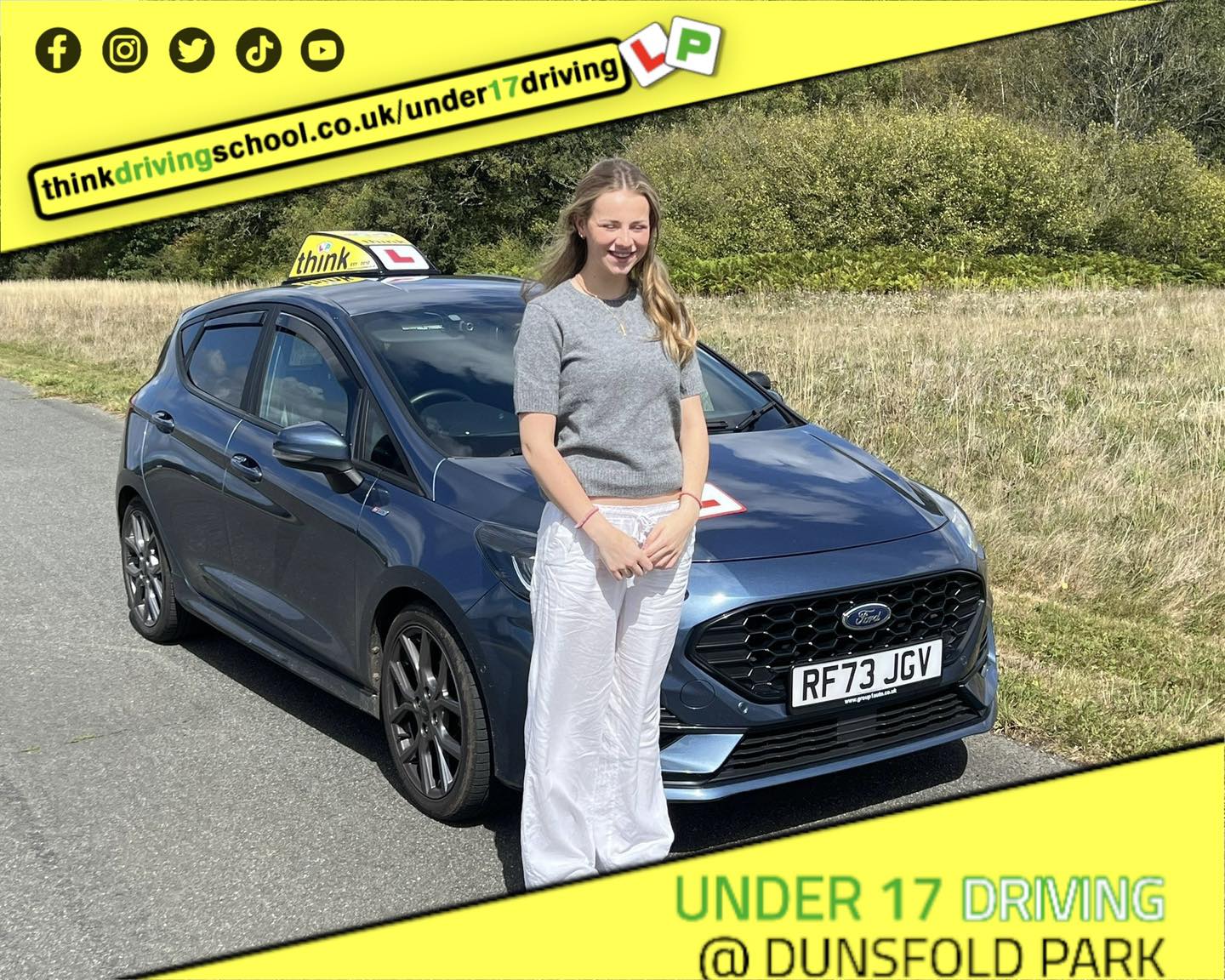 Driving School Godalming Passed with think driving school August 2025 and left this 5 star review