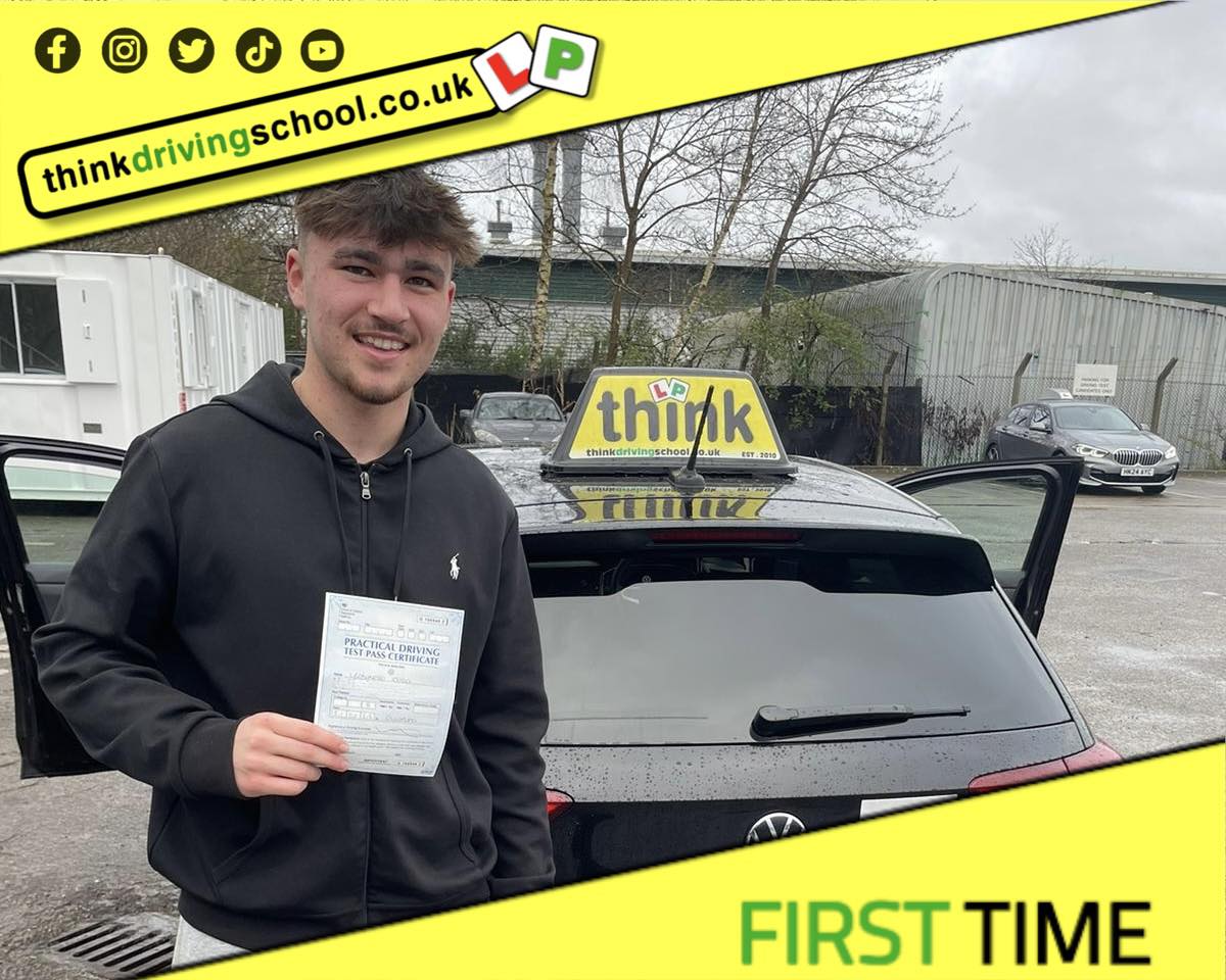 Driving School Godalming Passed with think driving school February 2025 and left this 5 star review