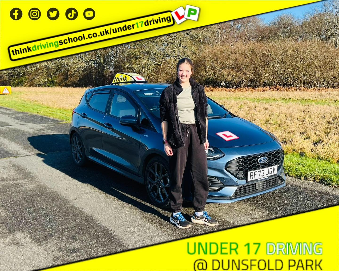 Driving School Godalming Passed with think driving school February 2025 and left this 5 star review