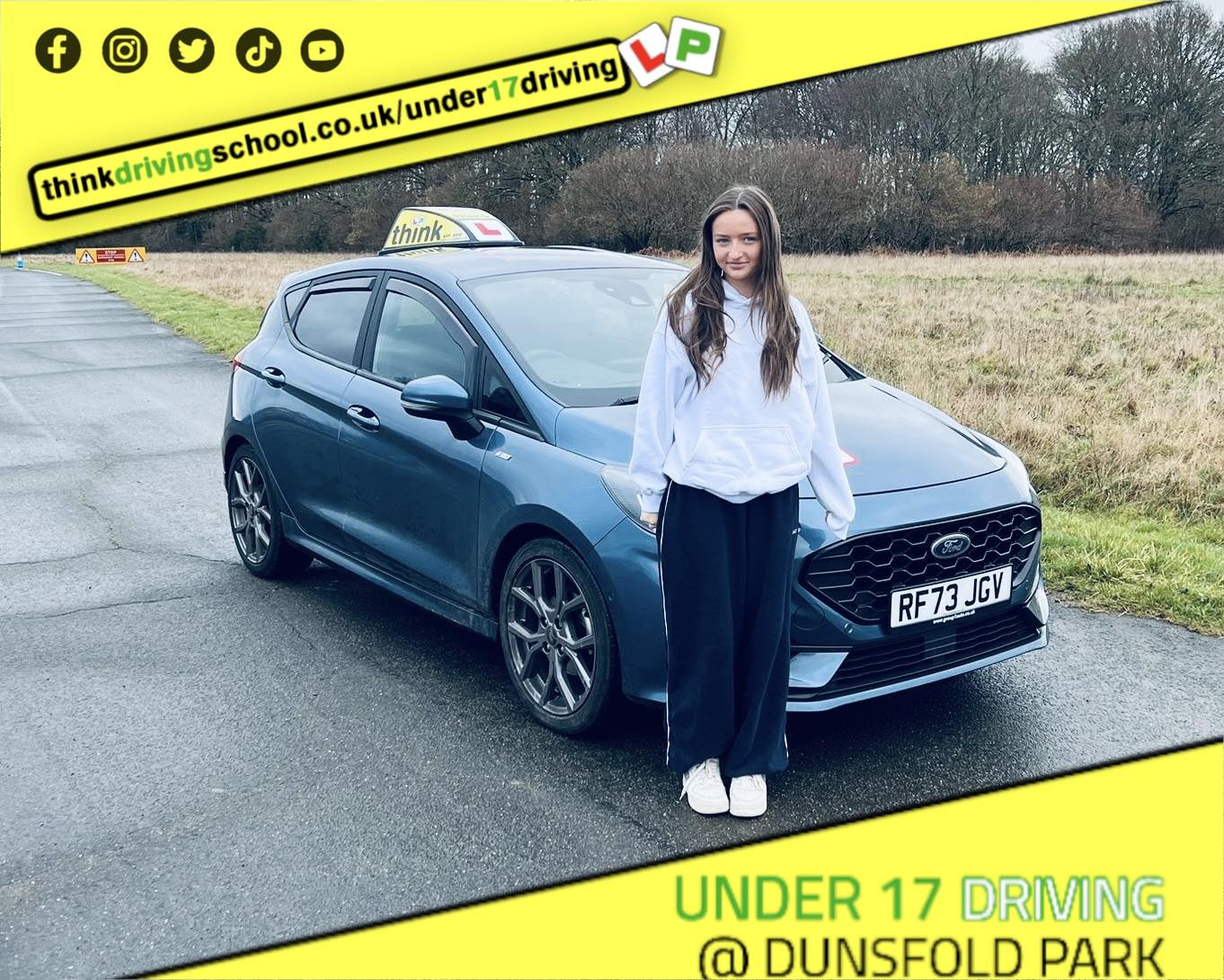 Driving School Godalming Passed with think driving school February 2025 and left this 5 star review
