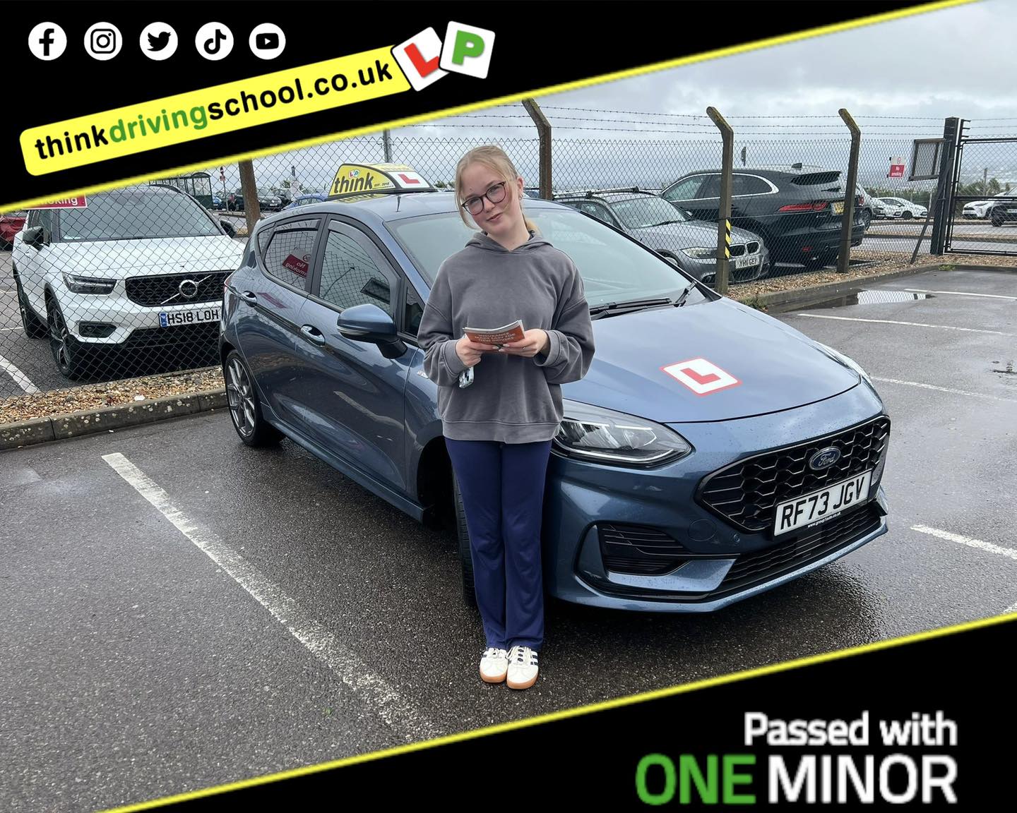 Driving School Godalming Passed with think driving school June 2025 and left this 5 star review