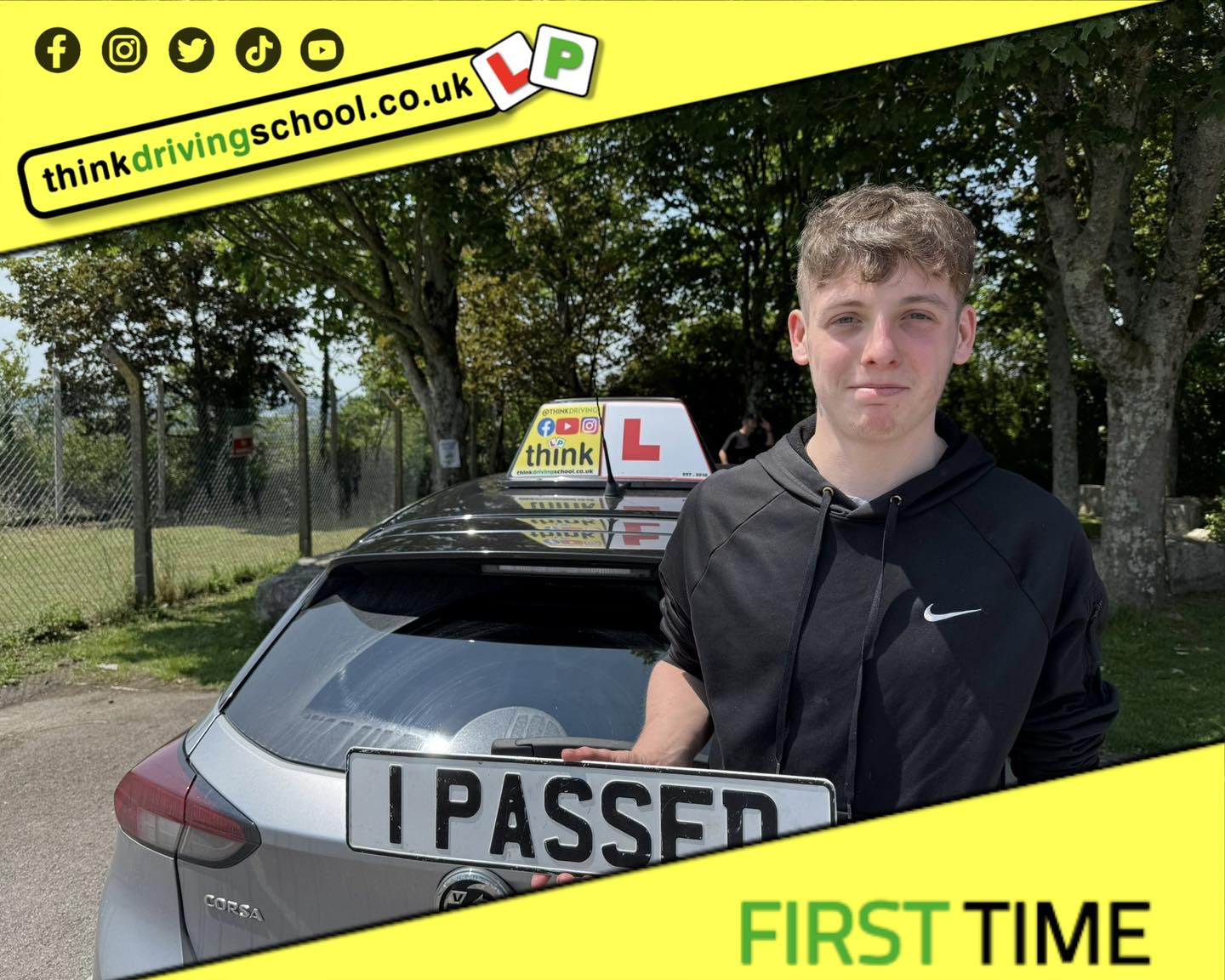 Driving School Godalming Passed with think driving school June 2025 and left this 5 star review