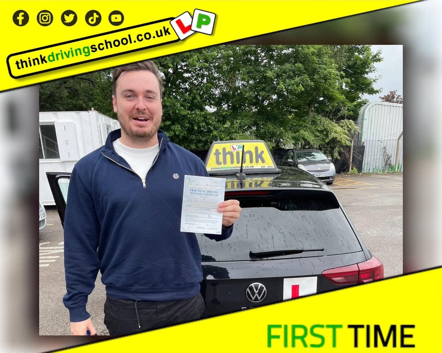 Driving School Godalming Passed with think driving school June 2025 and left this 5 star review