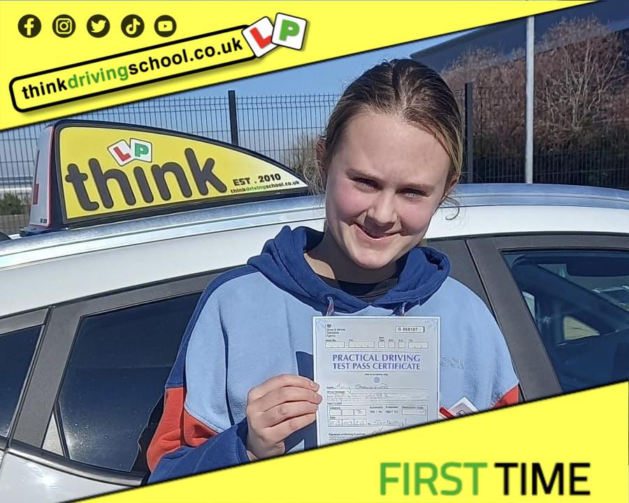 Passed with think driving school March 2025 and left this 5 star review