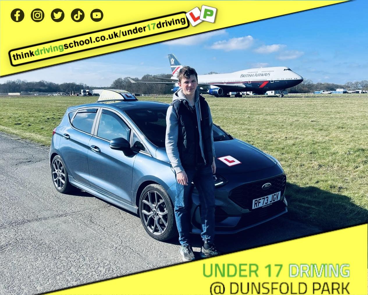 Passed with think driving school March 2025 and left this 5 star review