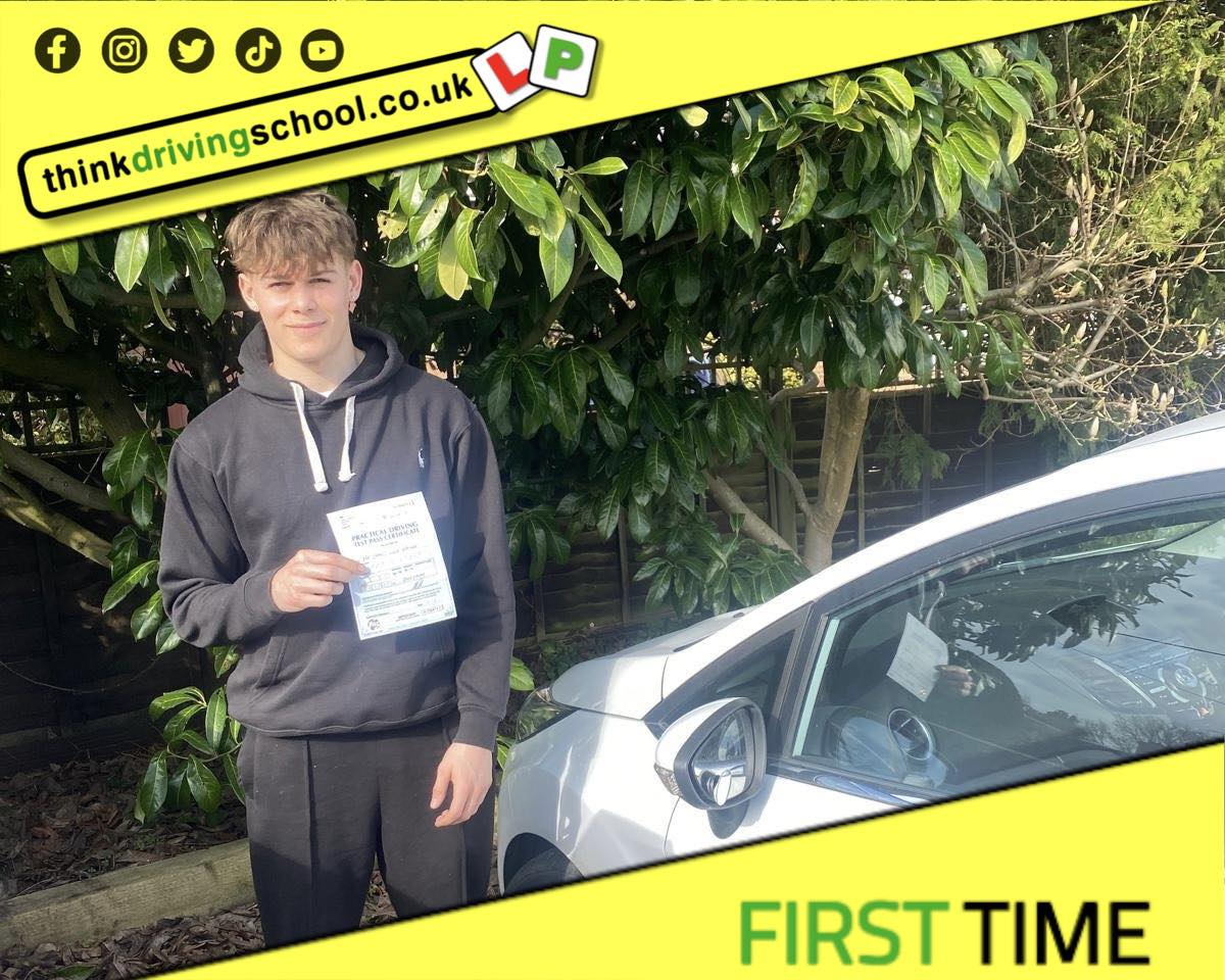 Driving School Godalming Passed with think driving school March 2025 and left this 5 star review
