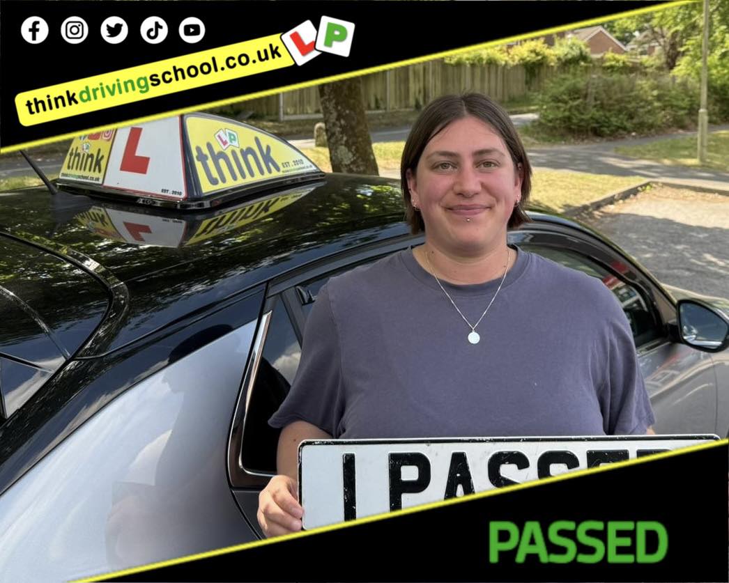 Driving School Godalming Passed with think driving school March 2025 and left this 5 star review