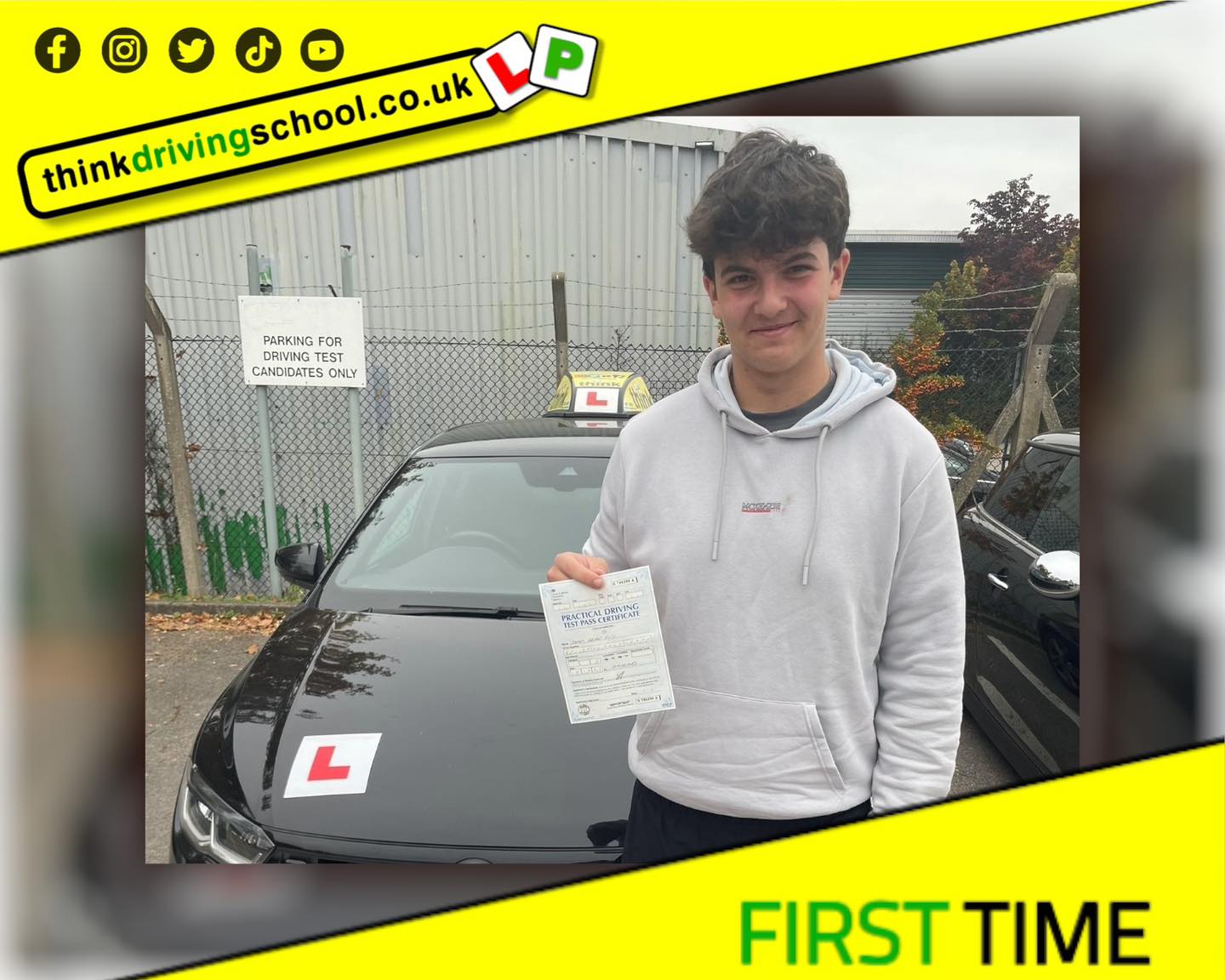 Driving School Godalming Passed with think driving school October 2025 and left this 5 star review