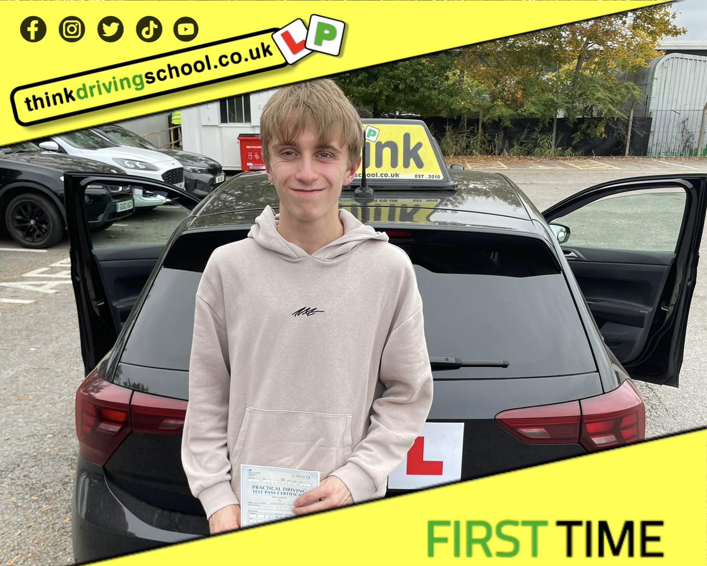 Driving School Godalming Passed with think driving school October 2025 and left this 5 star review