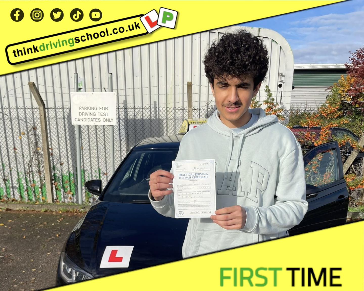 Driving School Godalming Passed with think driving school October 2025 and left this 5 star review