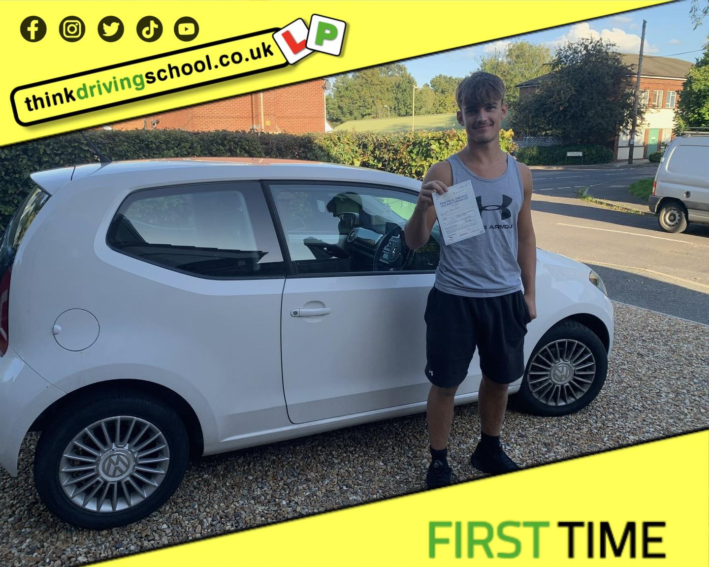 Driving School Godalming Passed with think driving school September 2025 and left this 5 star review