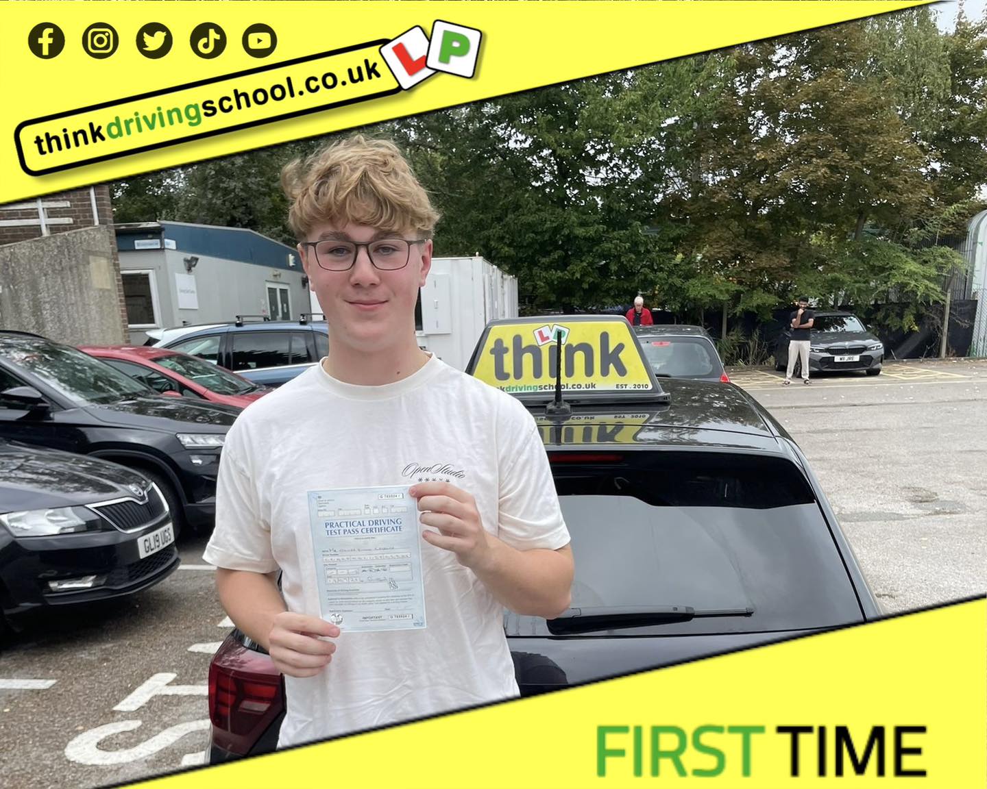 Driving School Godalming Passed with think driving school September 2025 and left this 5 star review