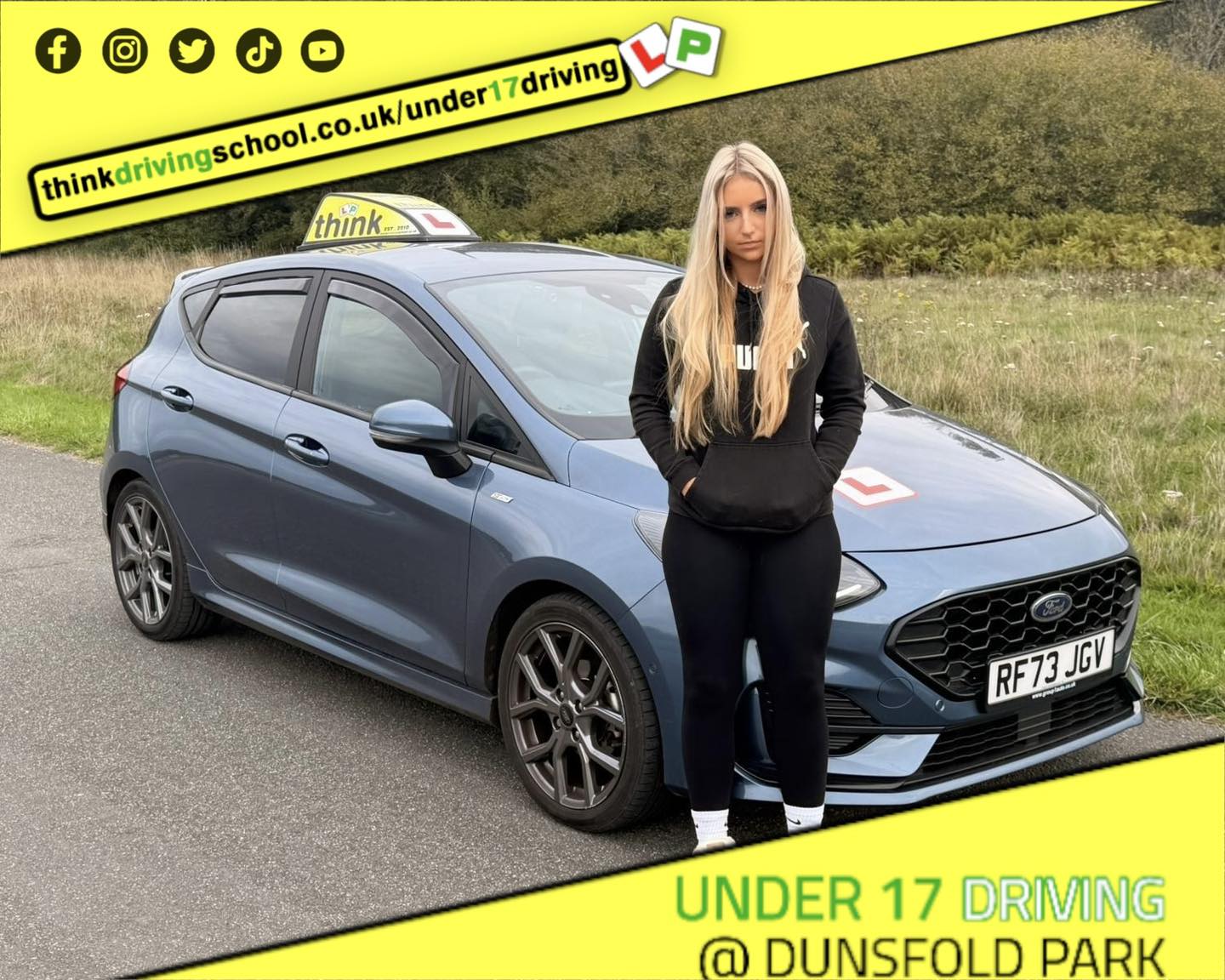 Driving School Godalming Passed with think driving school September 2025 and left this 5 star review