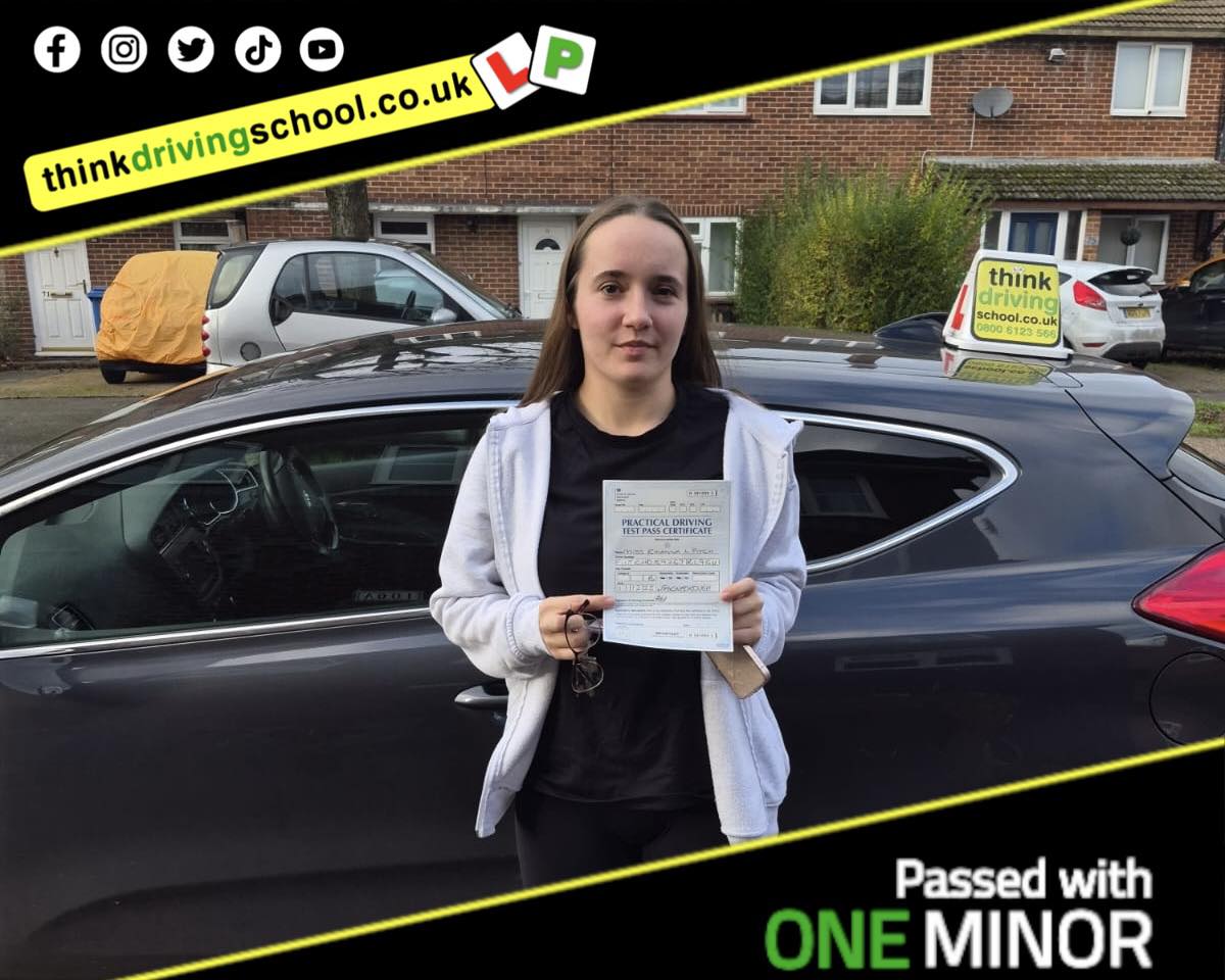Driving School Godalming Passed with think driving school December 2025 and left this 5 star review