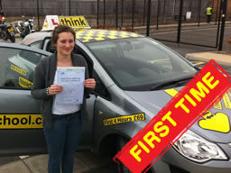 Jessica bracknell happy driving school lesson learner