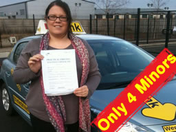 Jessica bracknell happy driving school lesson learner