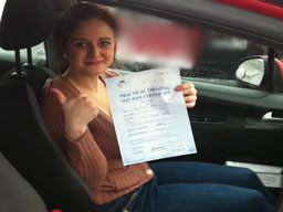 Jessica bracknell happy driving school lesson learner