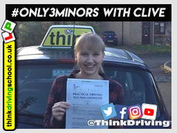 5 Star review of think Driving School Passed with think driving school in November 2018 and left this 5 star review
