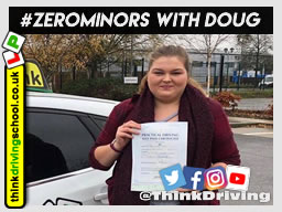 5 Star review of think Driving School Passed with think driving school in December 2018 and left this 5 star review