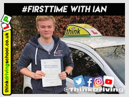 Think silver driving school car for driving lessons 