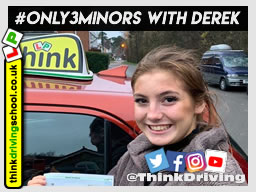 Passed with think driving school in December 2018 and left this 5 star review