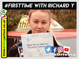 Passed with think driving school in January 2019 and left this 5 star review