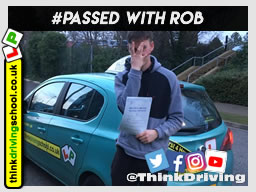 Passed with think driving school in January 2019 and left this 5 star review