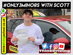 Passed with think driving school in January 2019 and left this 5 star review