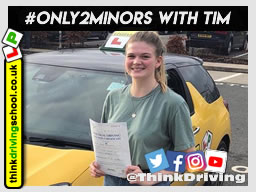 Passed with think driving school in January 2019 and left this 5 star review