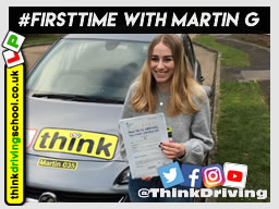 Passed with think driving school in January 2019 and left this 5 star review
