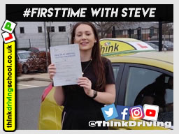 Passed with think driving school in January 2019 and left this 5 star review