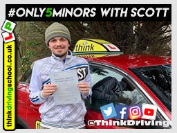 Passed with think driving school in January 2019 and left this 5 star review