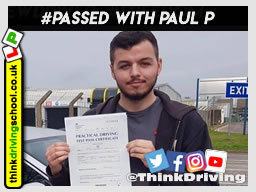 Passed with think driving school in March 2019 and left this 5 star review