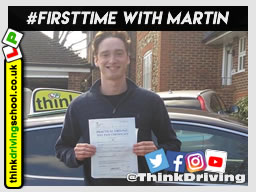 Passed with think driving school in March 2019 and left this 5 star review